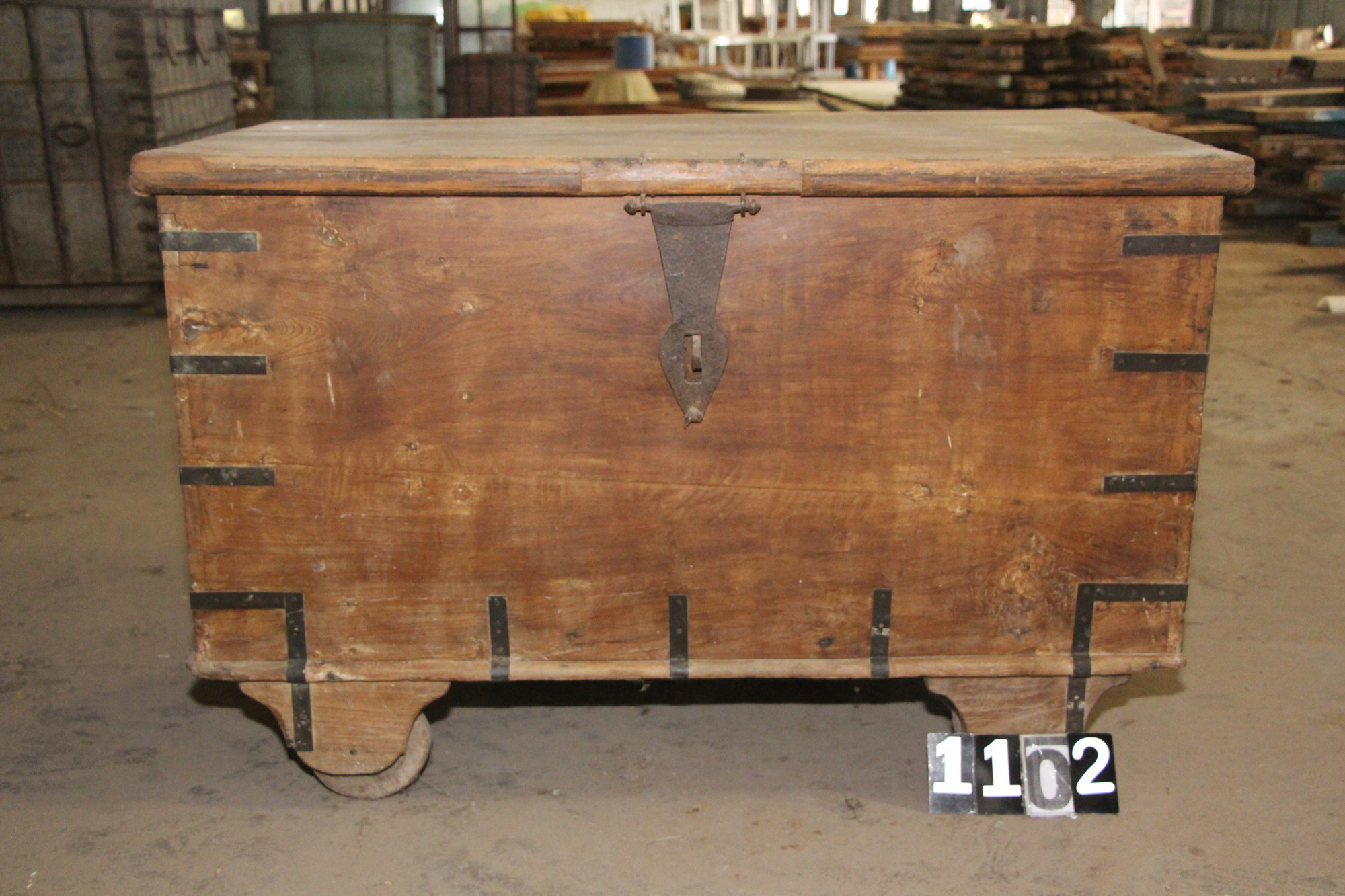 Vintage old trunk