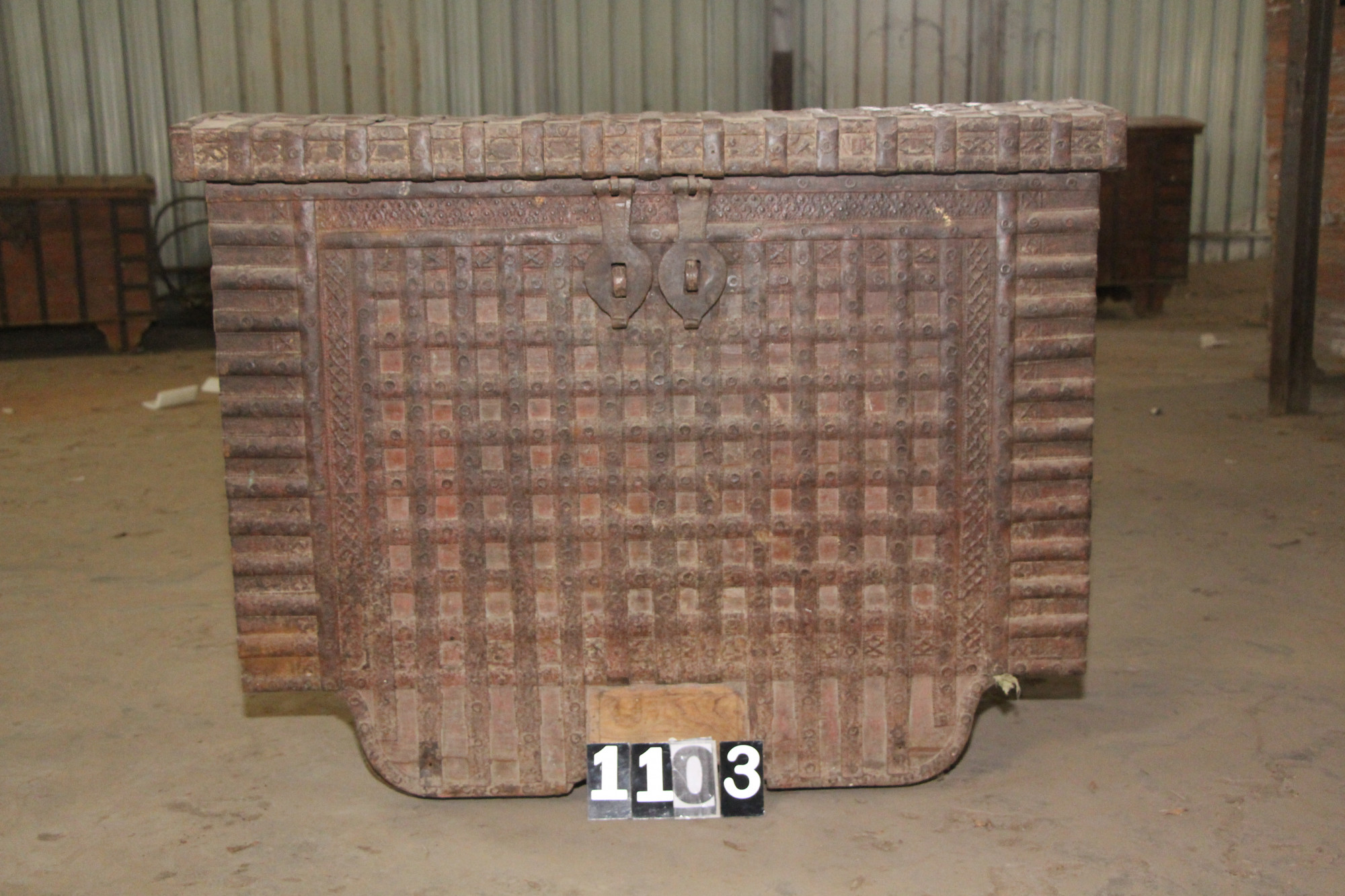 Vintage old trunk