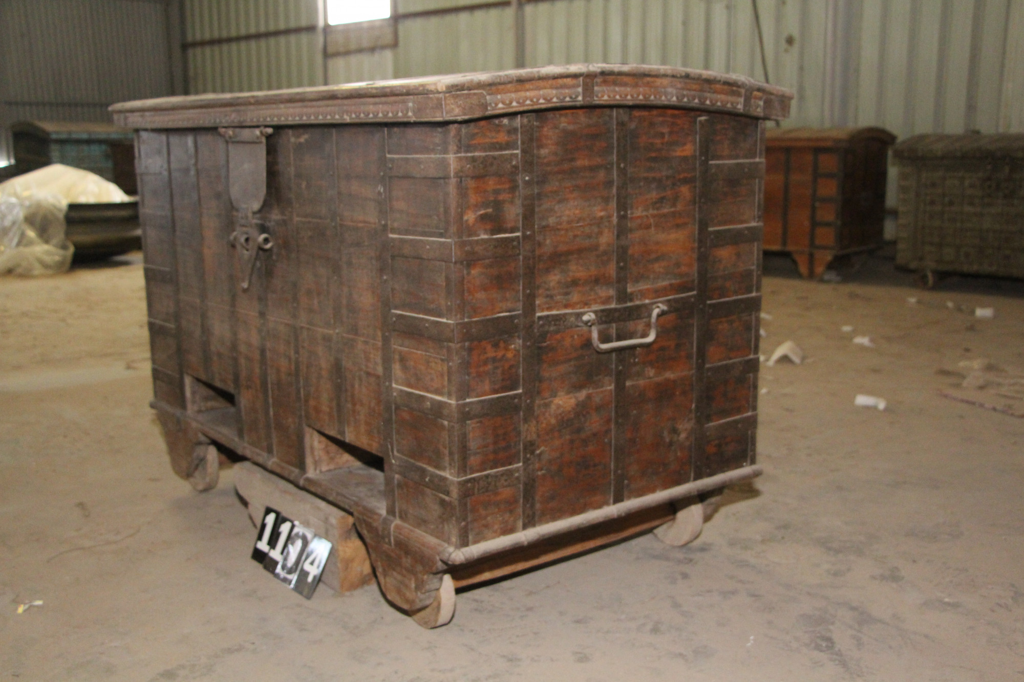 Vintage old trunk