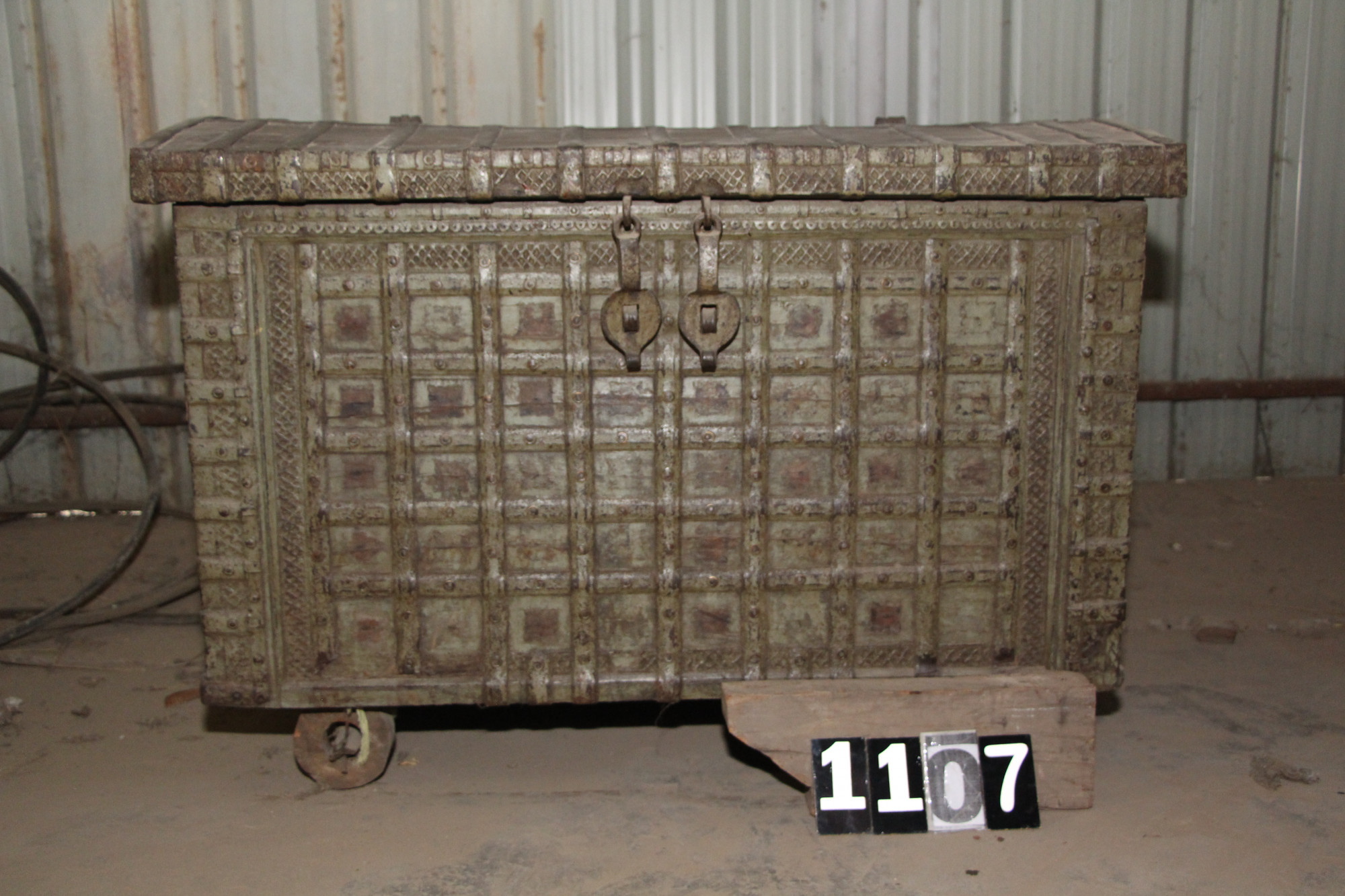 Vintage old trunk