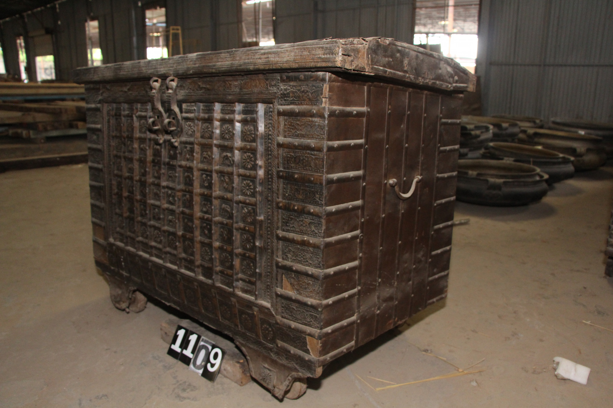 Vintage old trunk