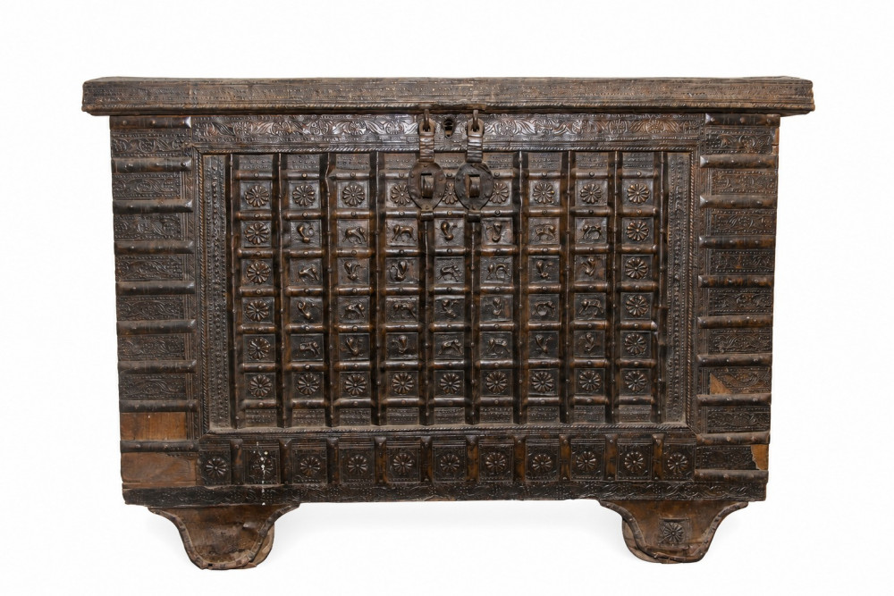 Image of Vintage old trunk