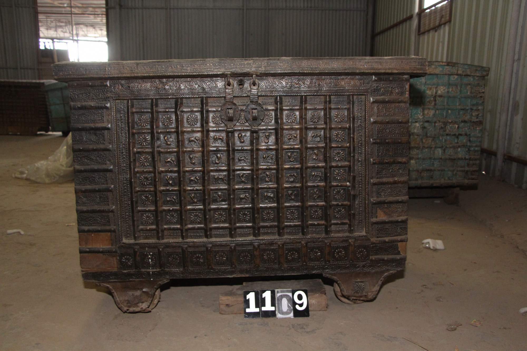 Vintage old trunk