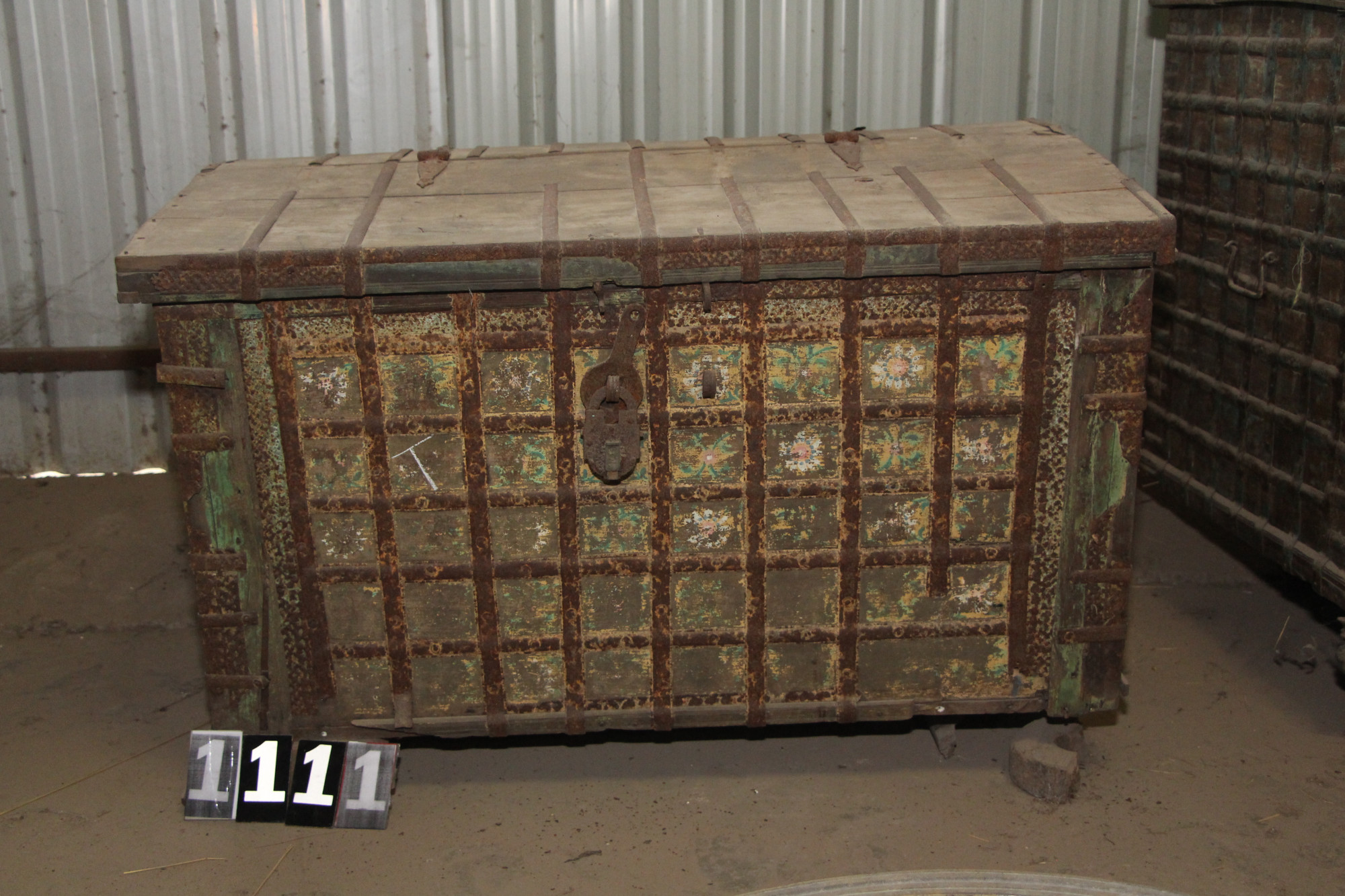 Vintage old trunk