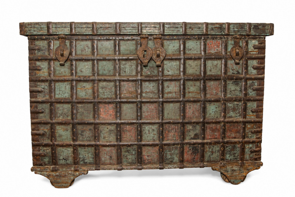 Image of Vintage old trunk