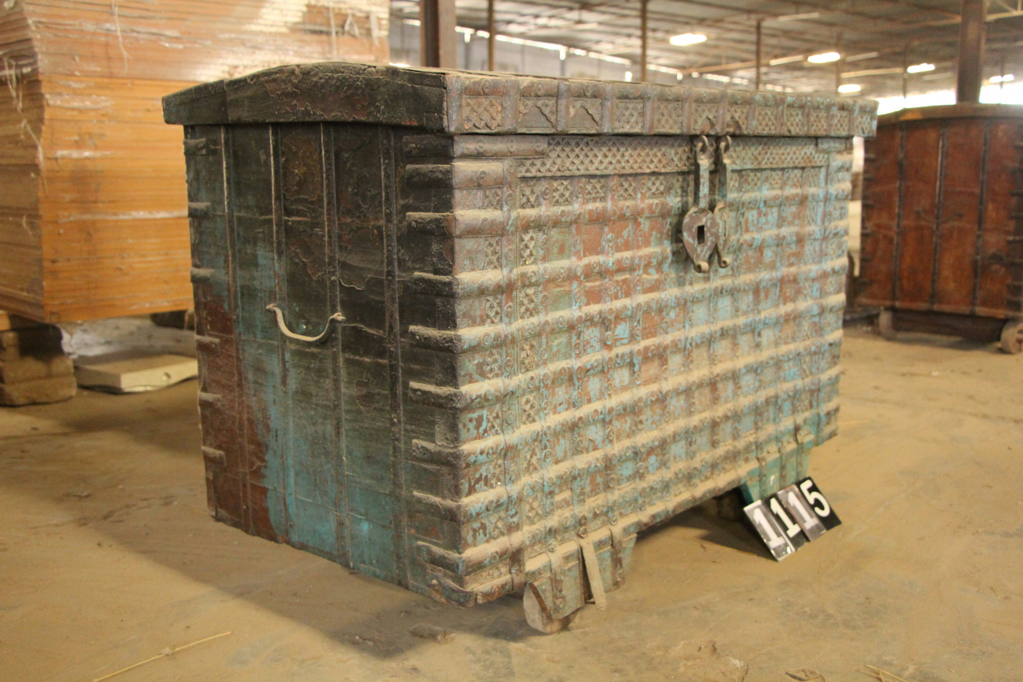 Vintage old trunk
