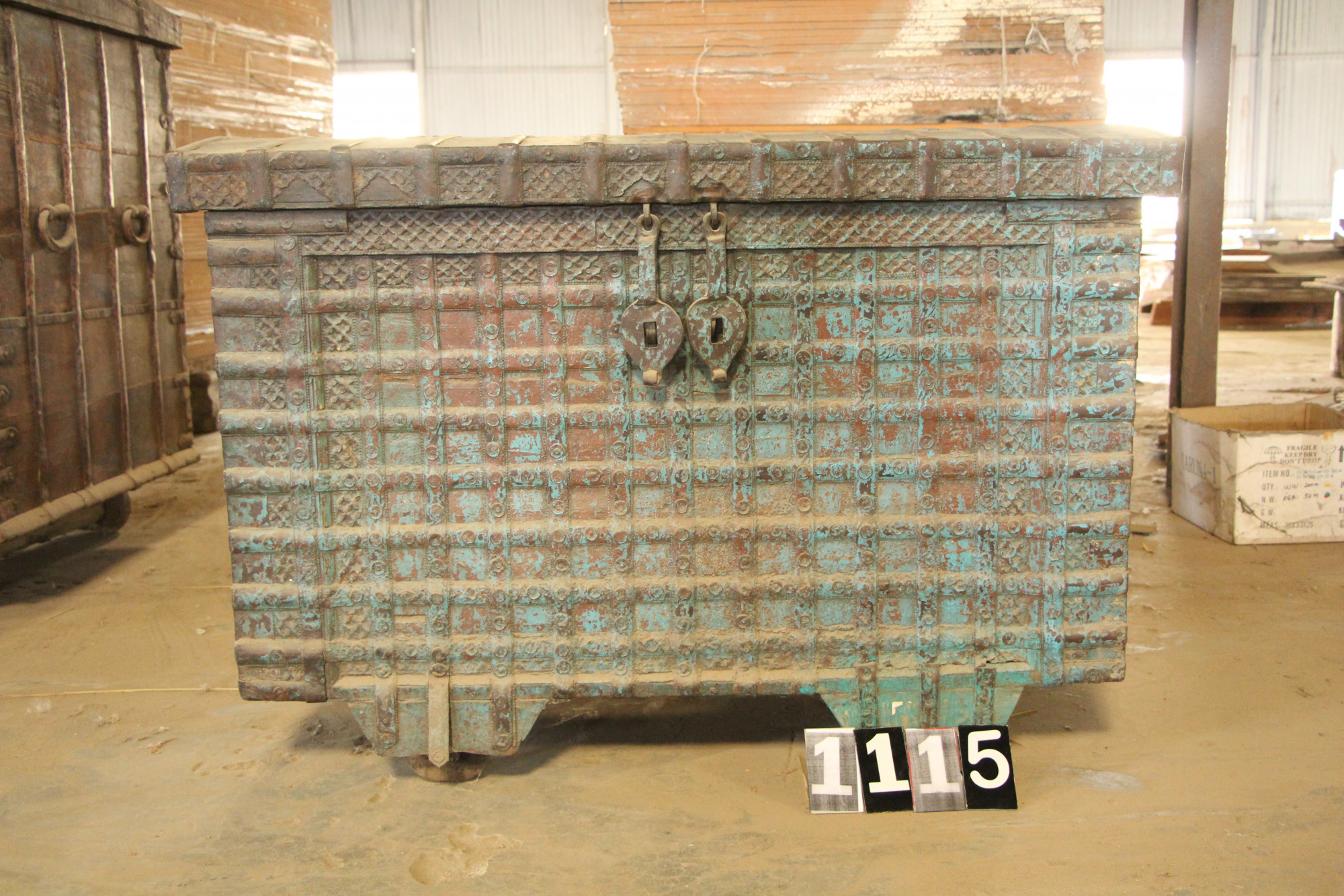 Vintage old trunk