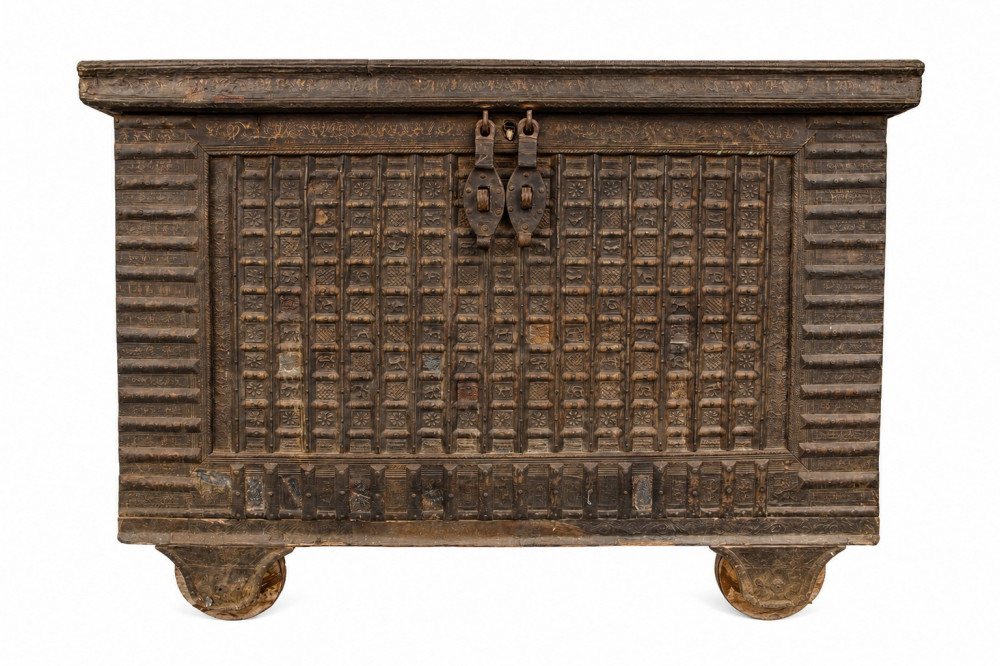 Image of Vintage old trunk