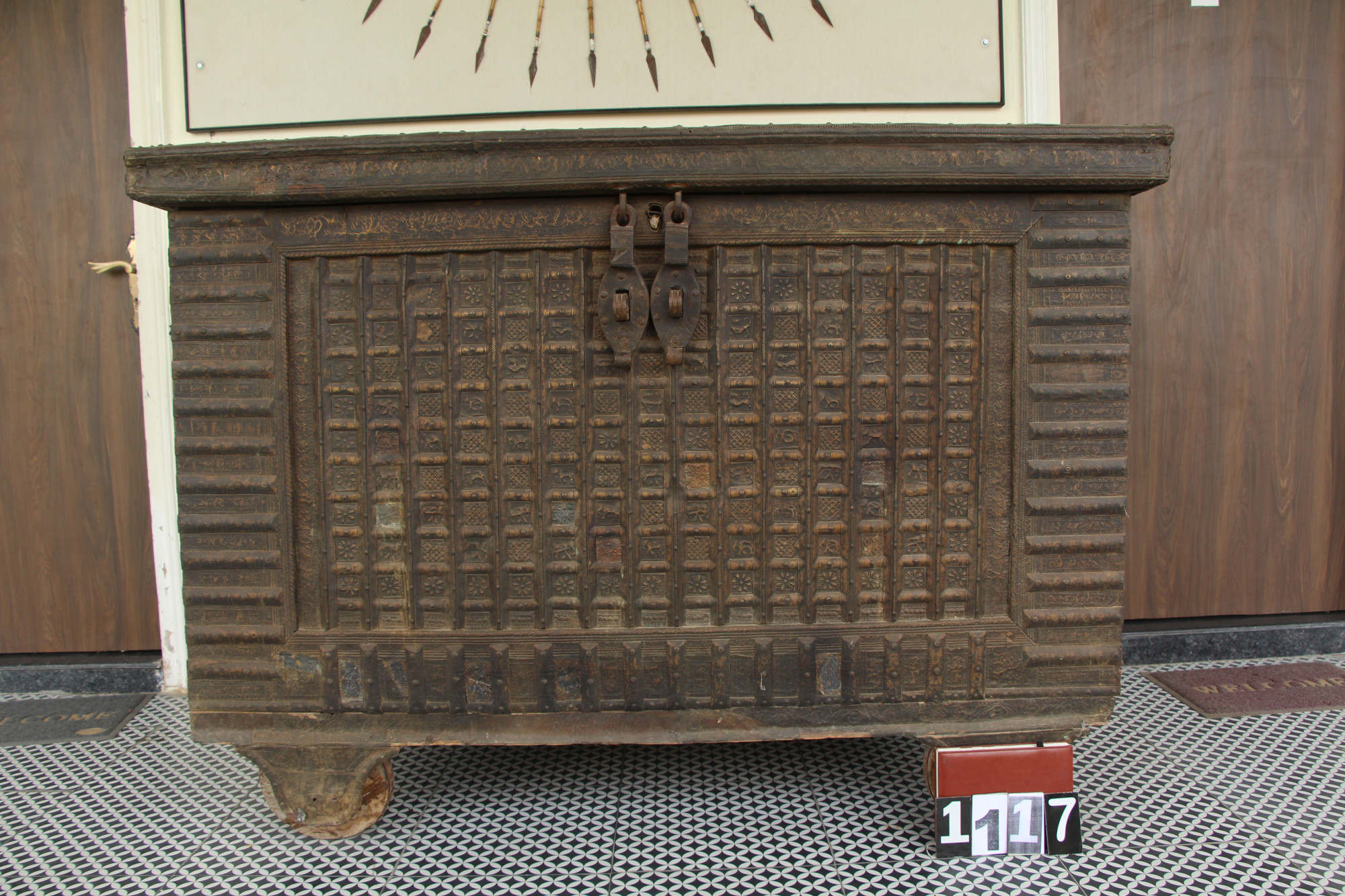 Vintage old trunk