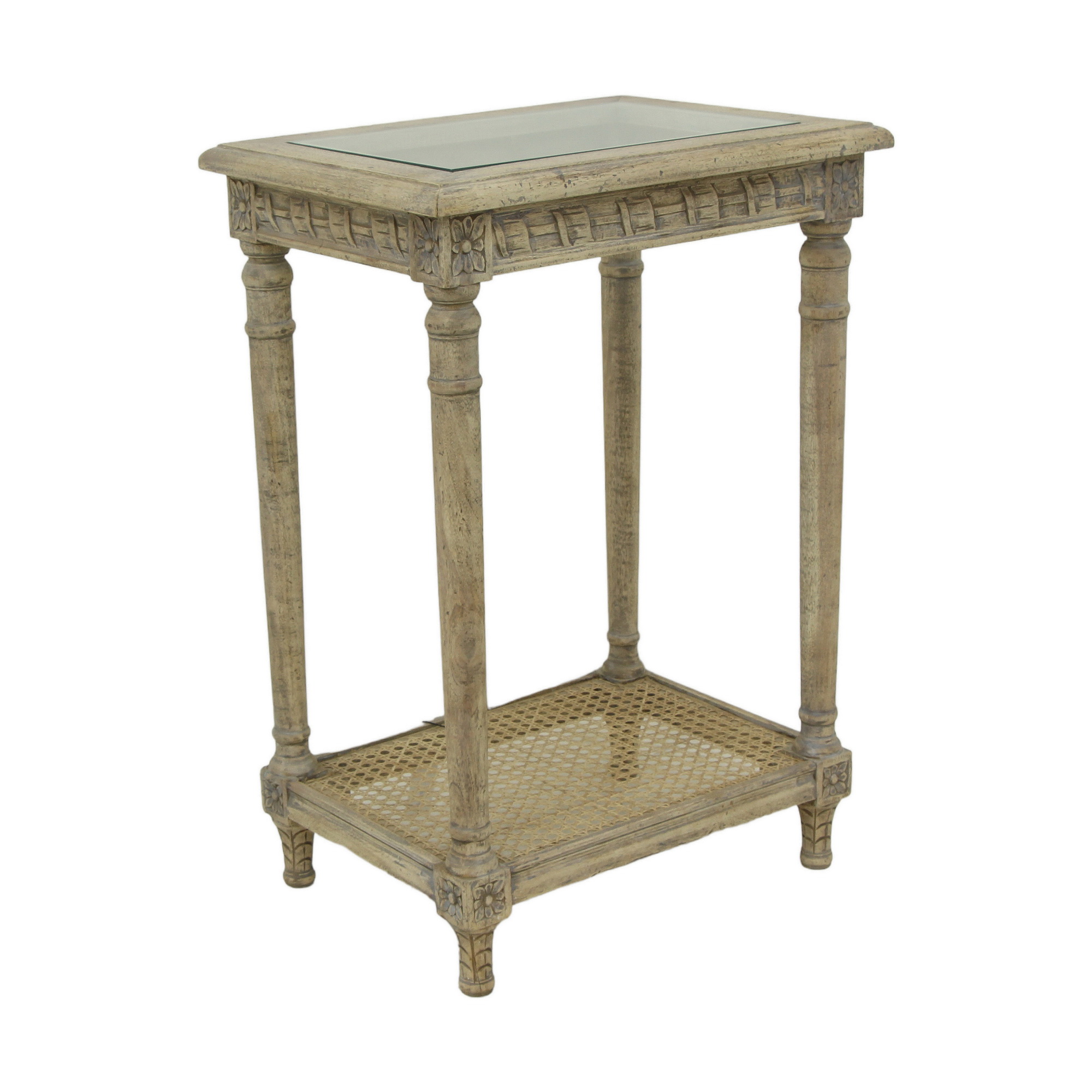 Carved French side table