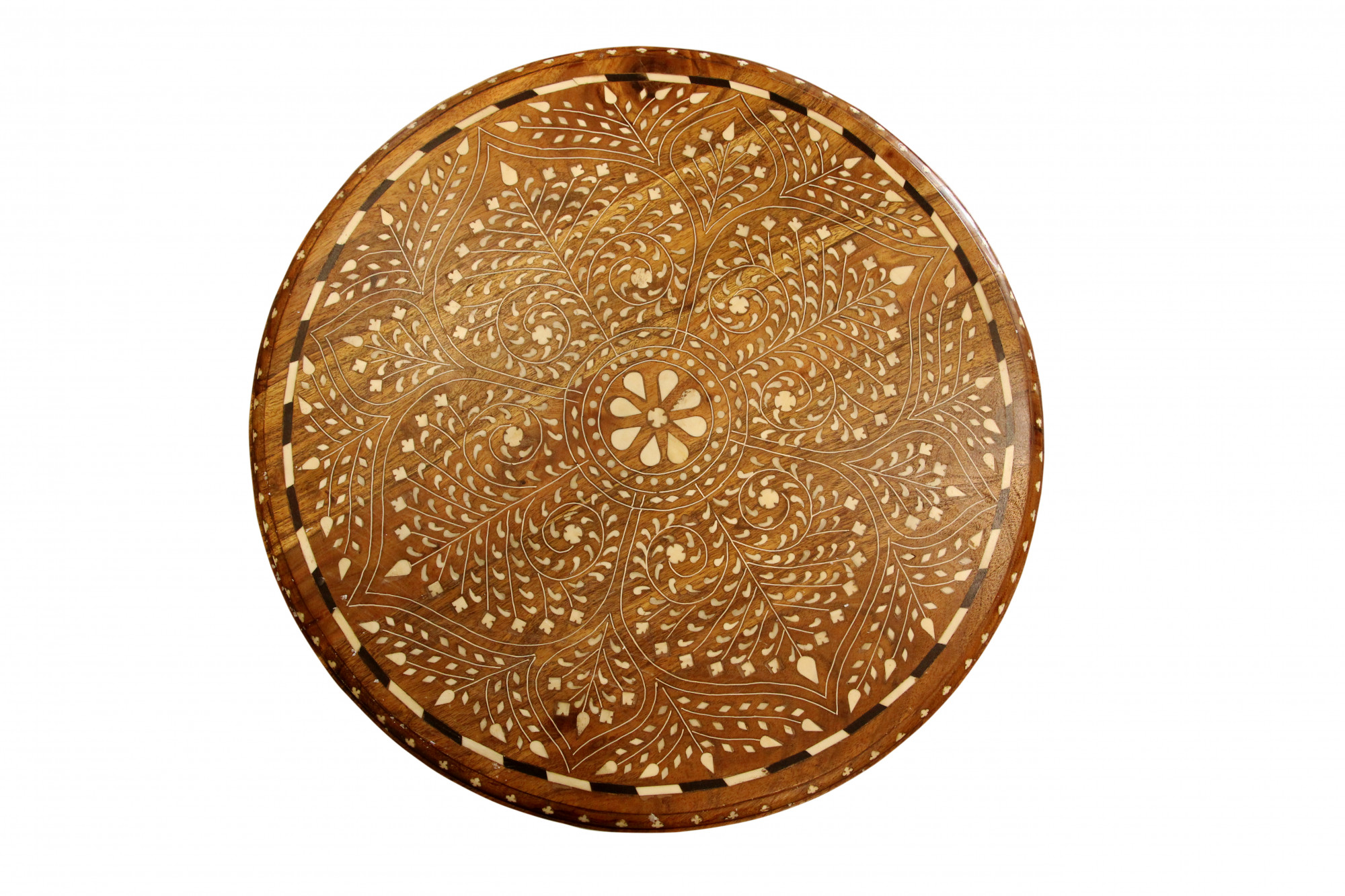 Nargis Round Inlay SideTable