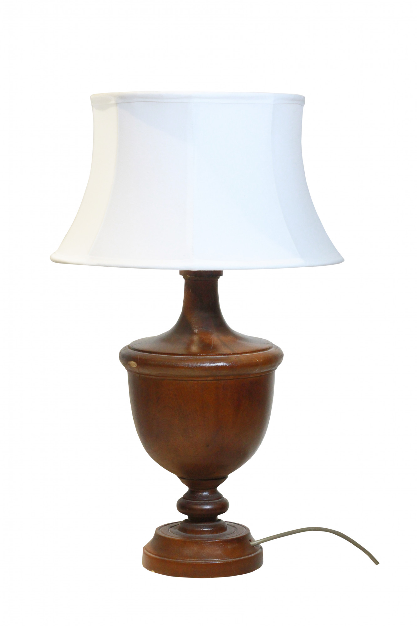 Classic Turned Wood Table Lamp
