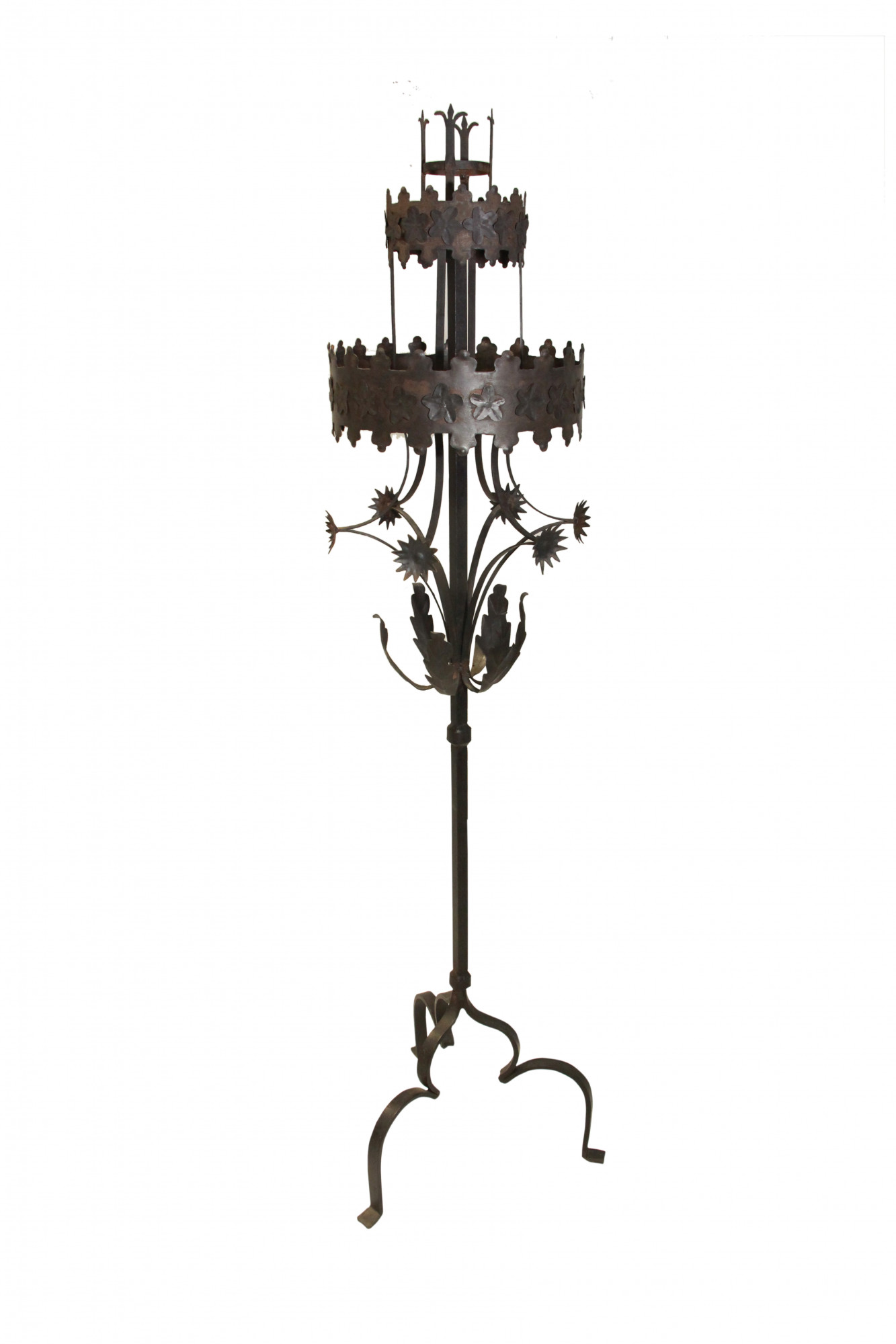 Forged Iron Floor Lamp