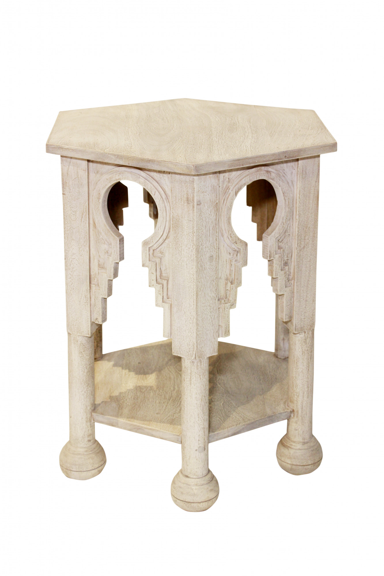 Hexagonal accent table