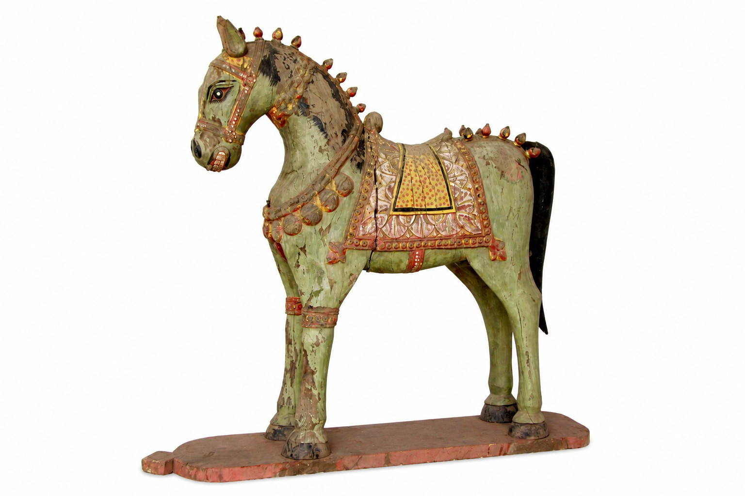 Vintage wooden horse