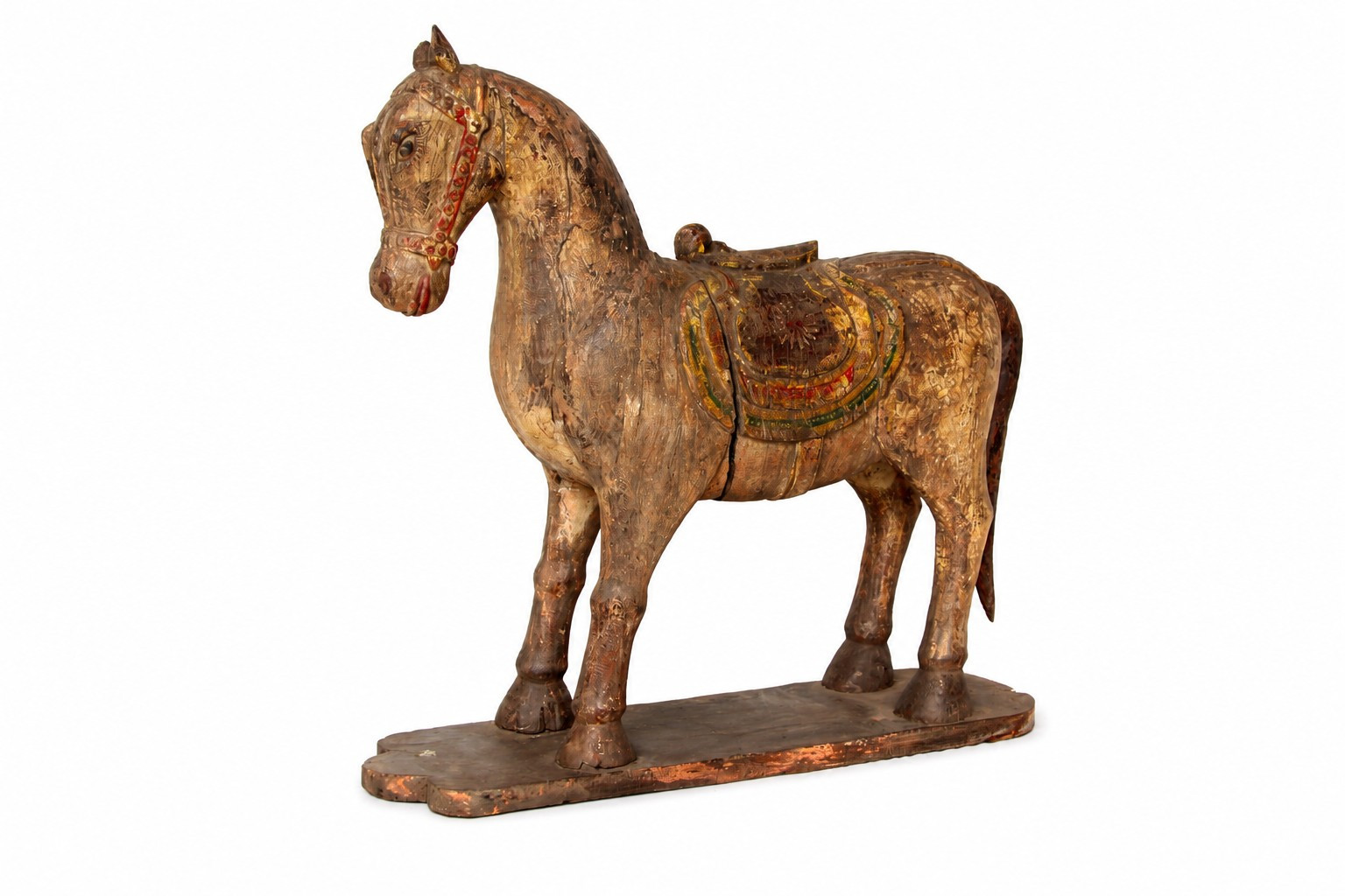 Vintage wooden horse