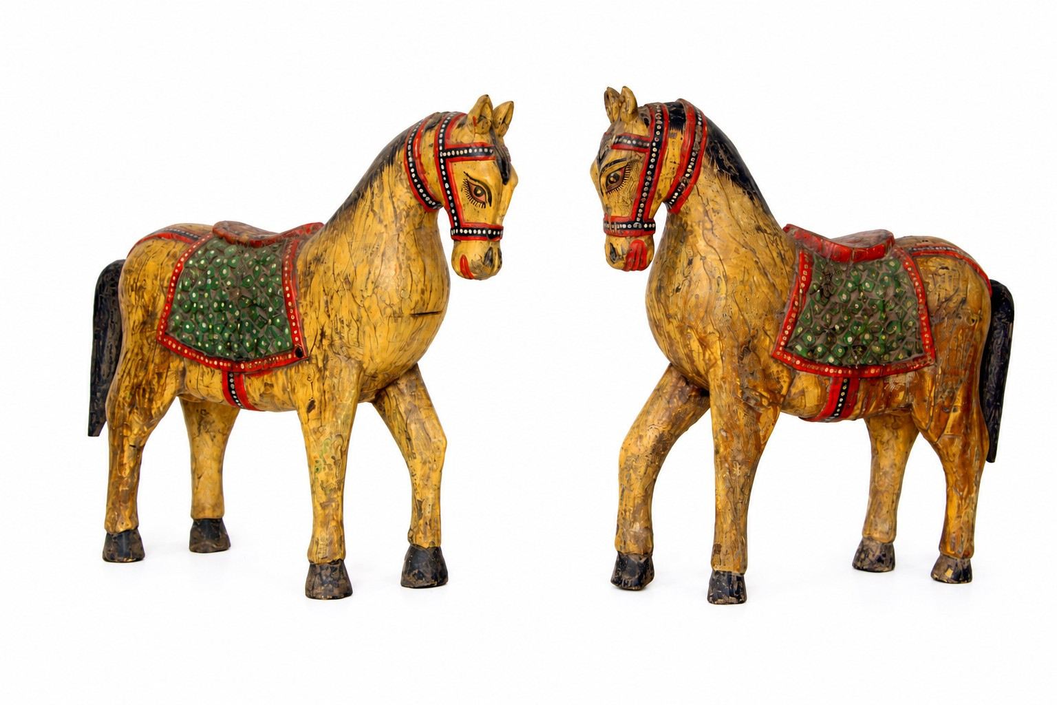 Vintage wooden horse