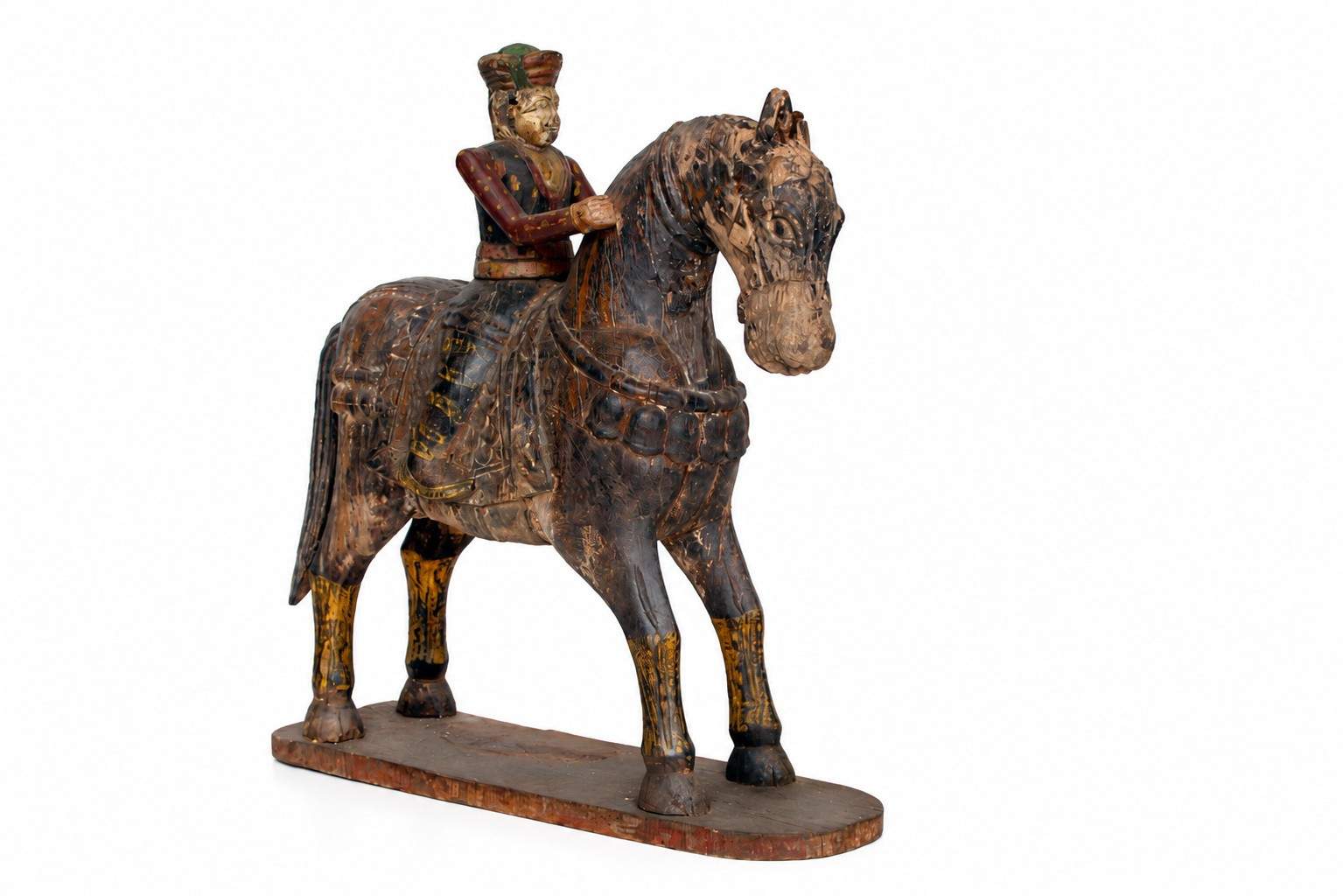 Vintage wooden horse