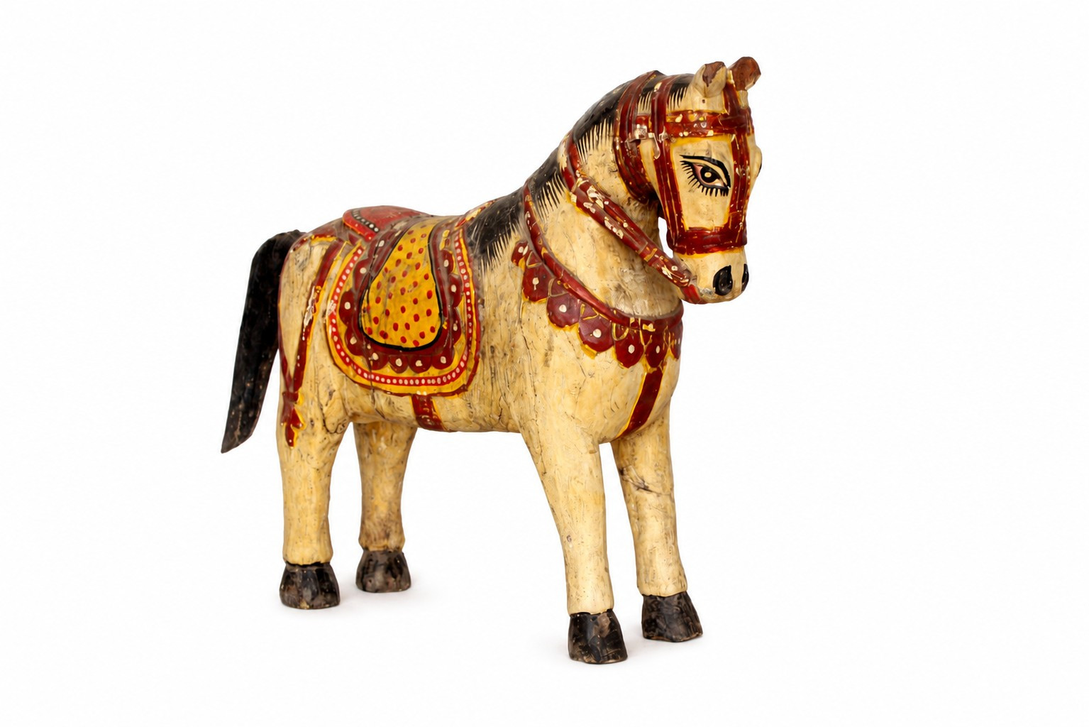 Vintage wooden horse