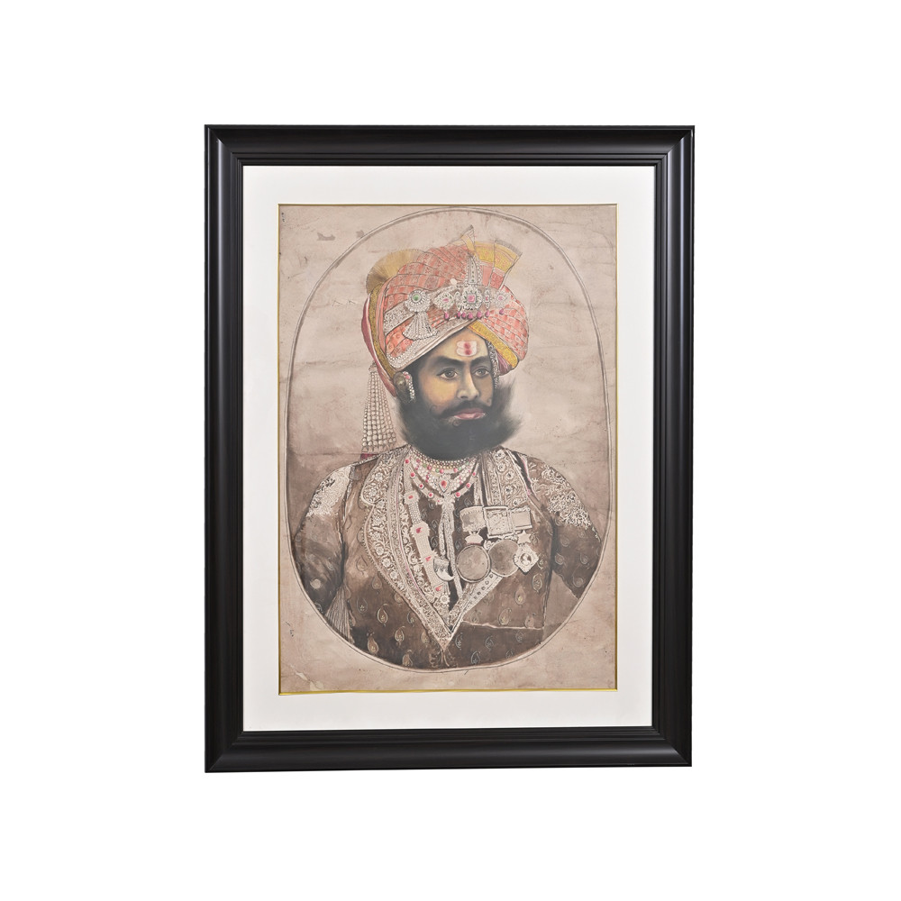 King water colour painting-