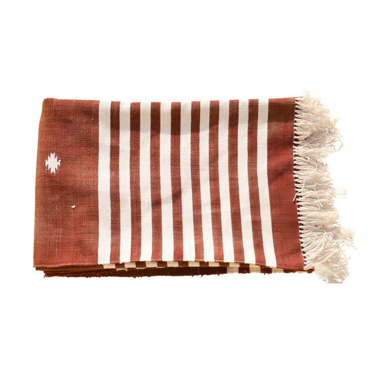 Wine rug with stripes and stars