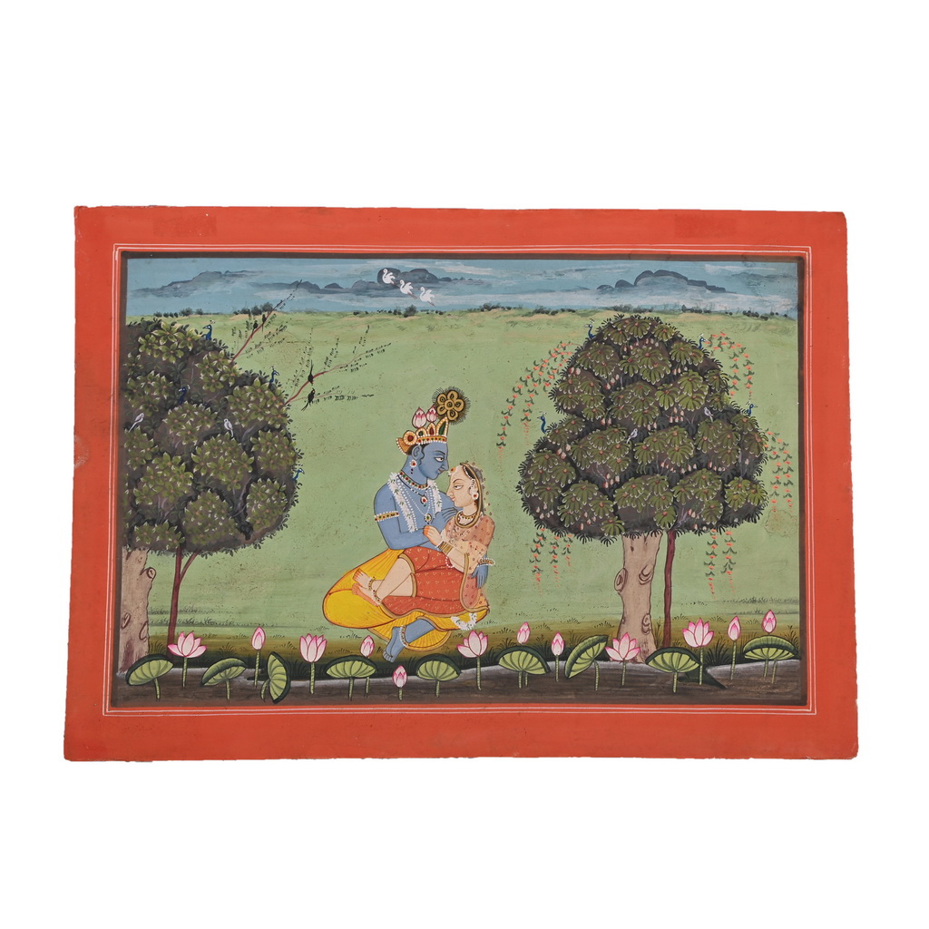 Radha Krishna Kangra Painting