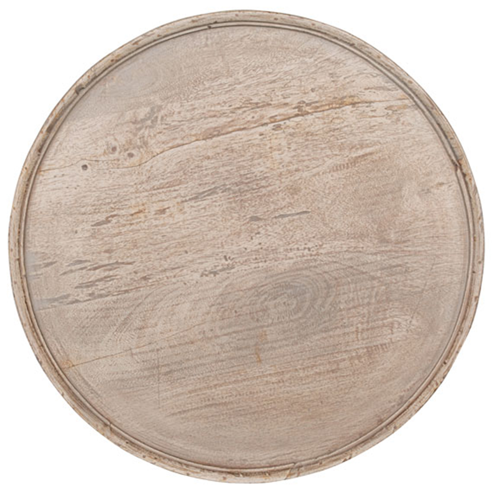 Solid Wood 3 Legs End Table-