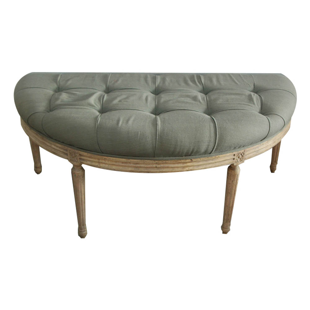 Semi circular ottoman