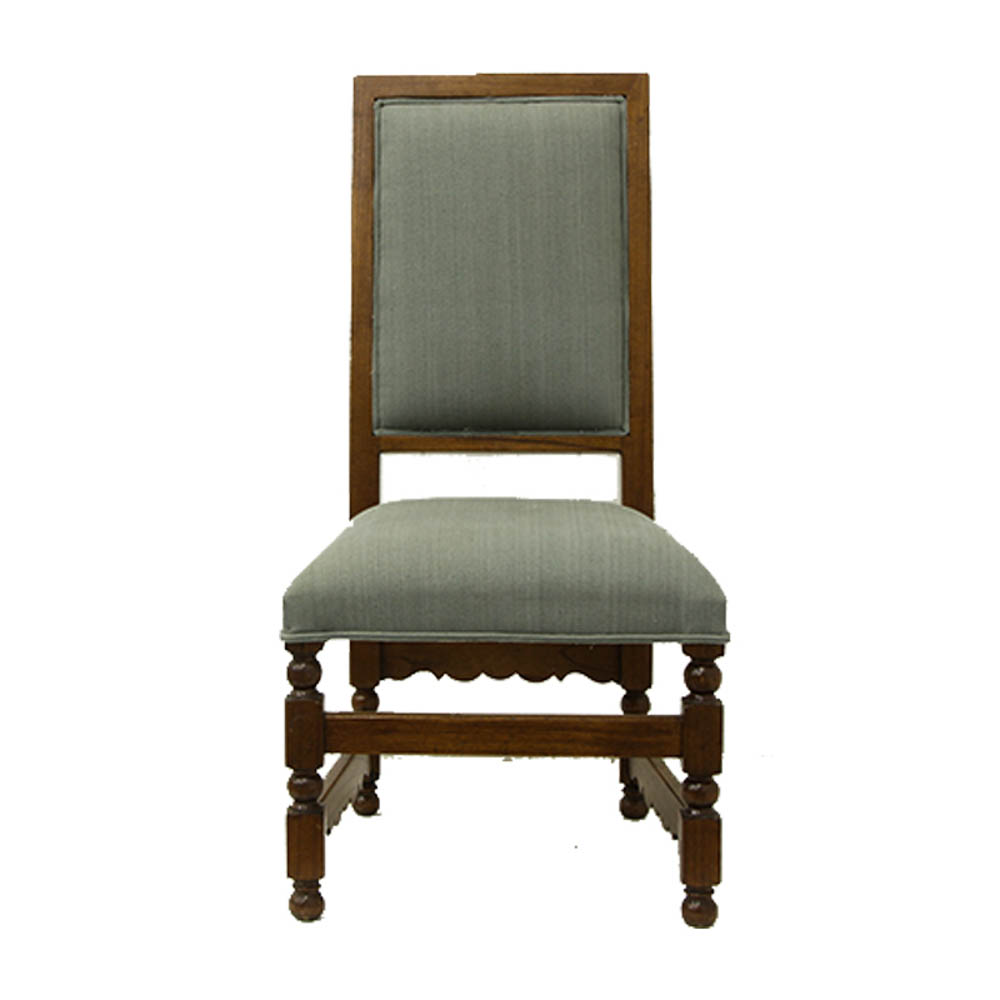 Spiral Legged Occasional Side Chair-