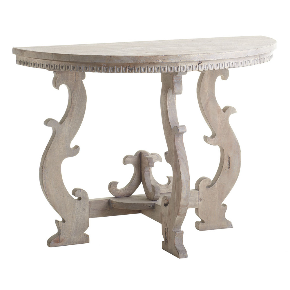 Willow Half Moon Console Table