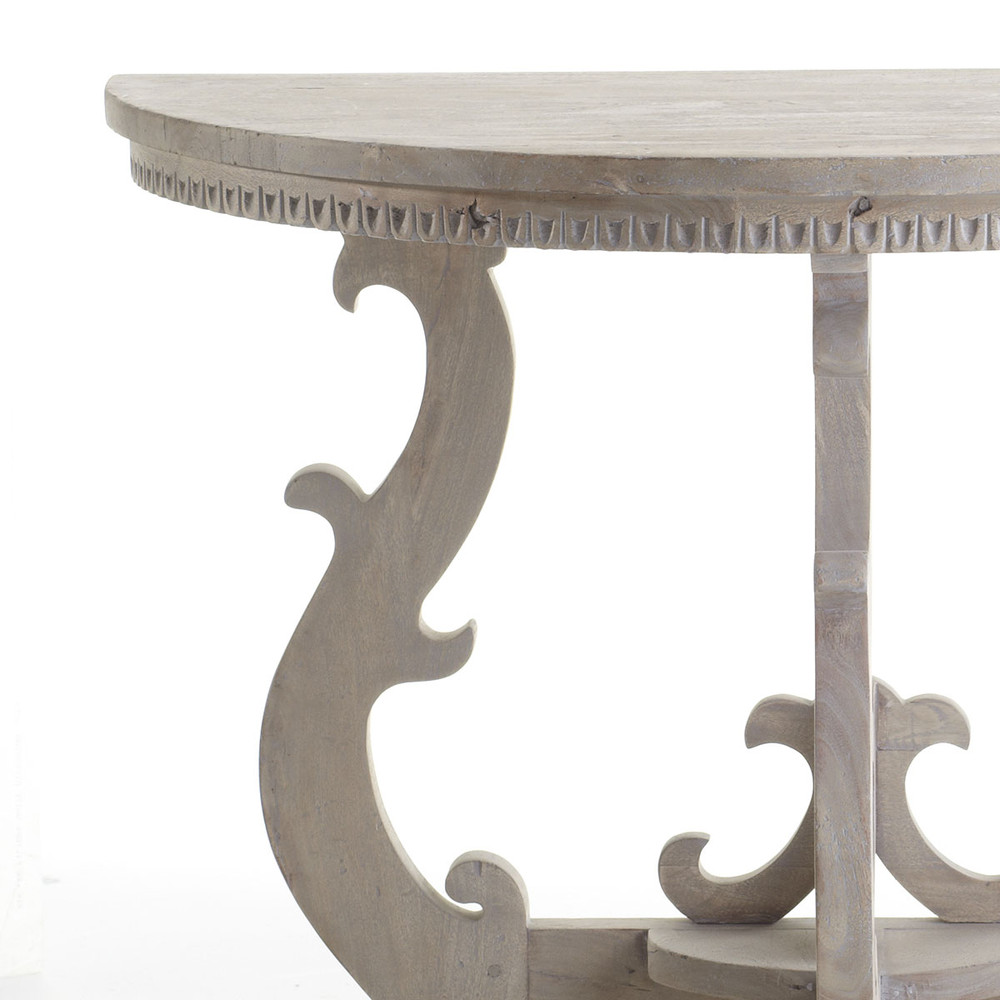 Willow Half Moon Console Table