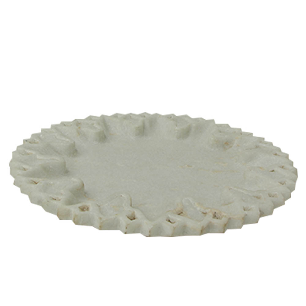 Flower Marble Plate