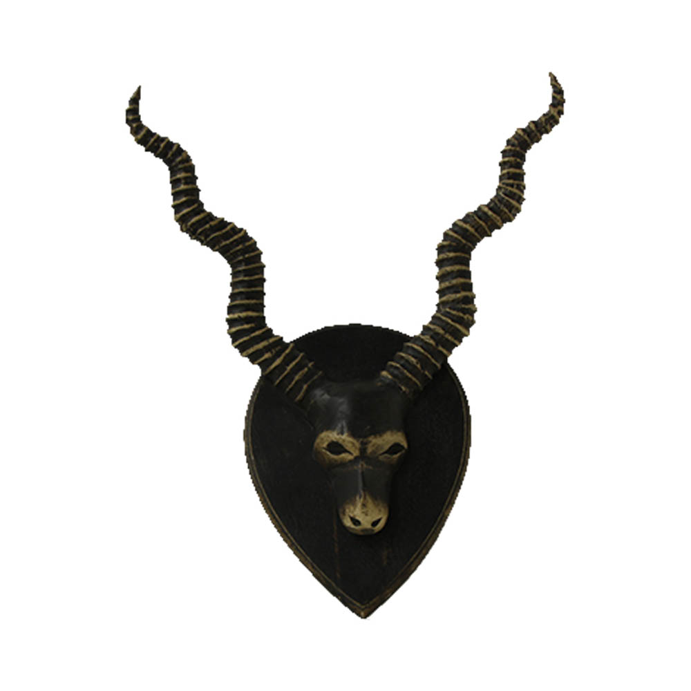 wooden Antlers on a Wall Mount