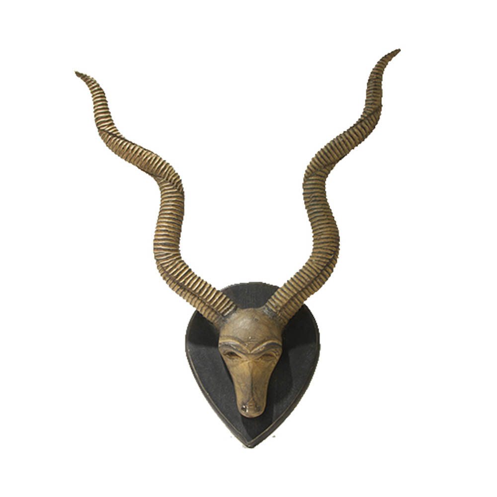 wooden Antlers on a Wall Mount