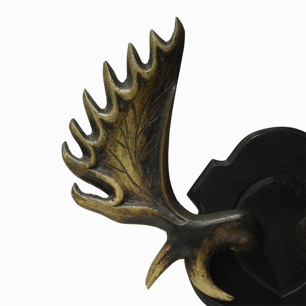 wooden Antlers on a Wall Mount