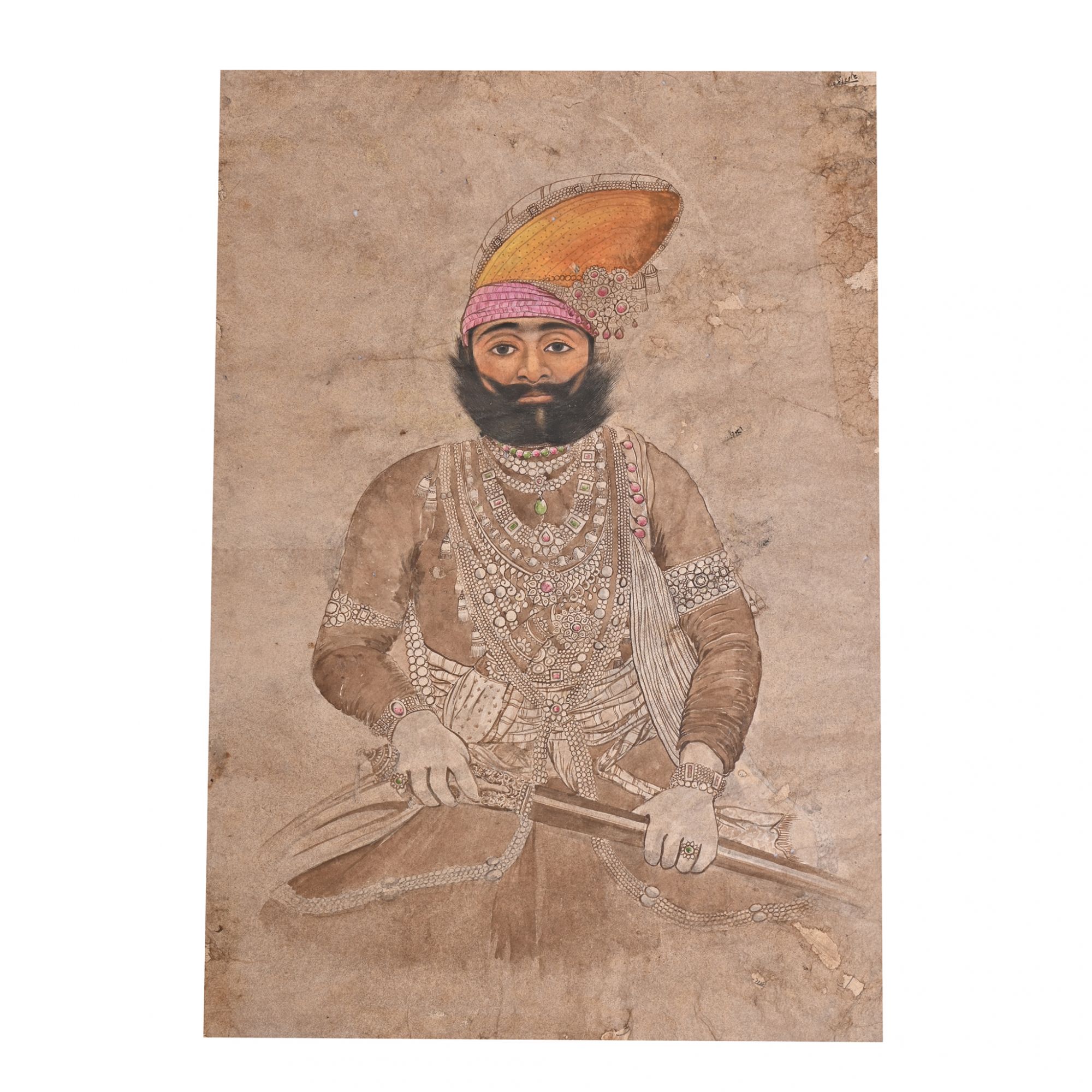 King water color painting