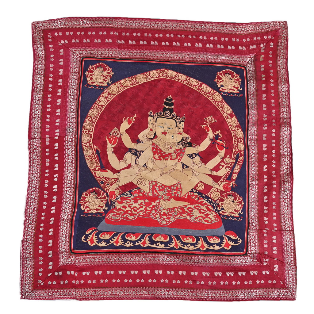 Hand embroidered Thangka