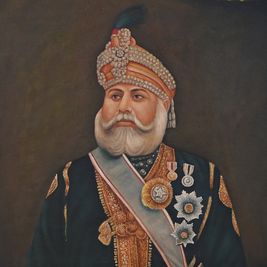 Vintage Indian king Painting
