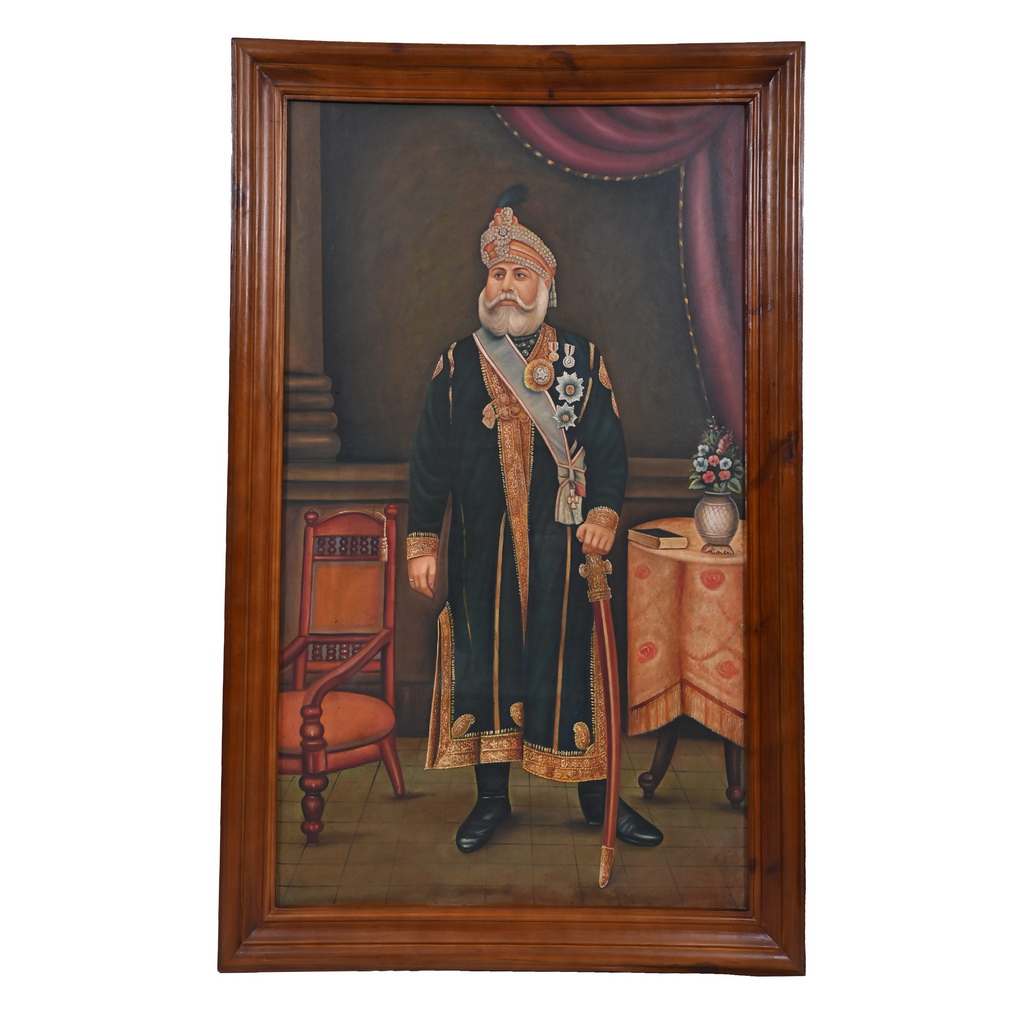 Vintage Indian king Painting