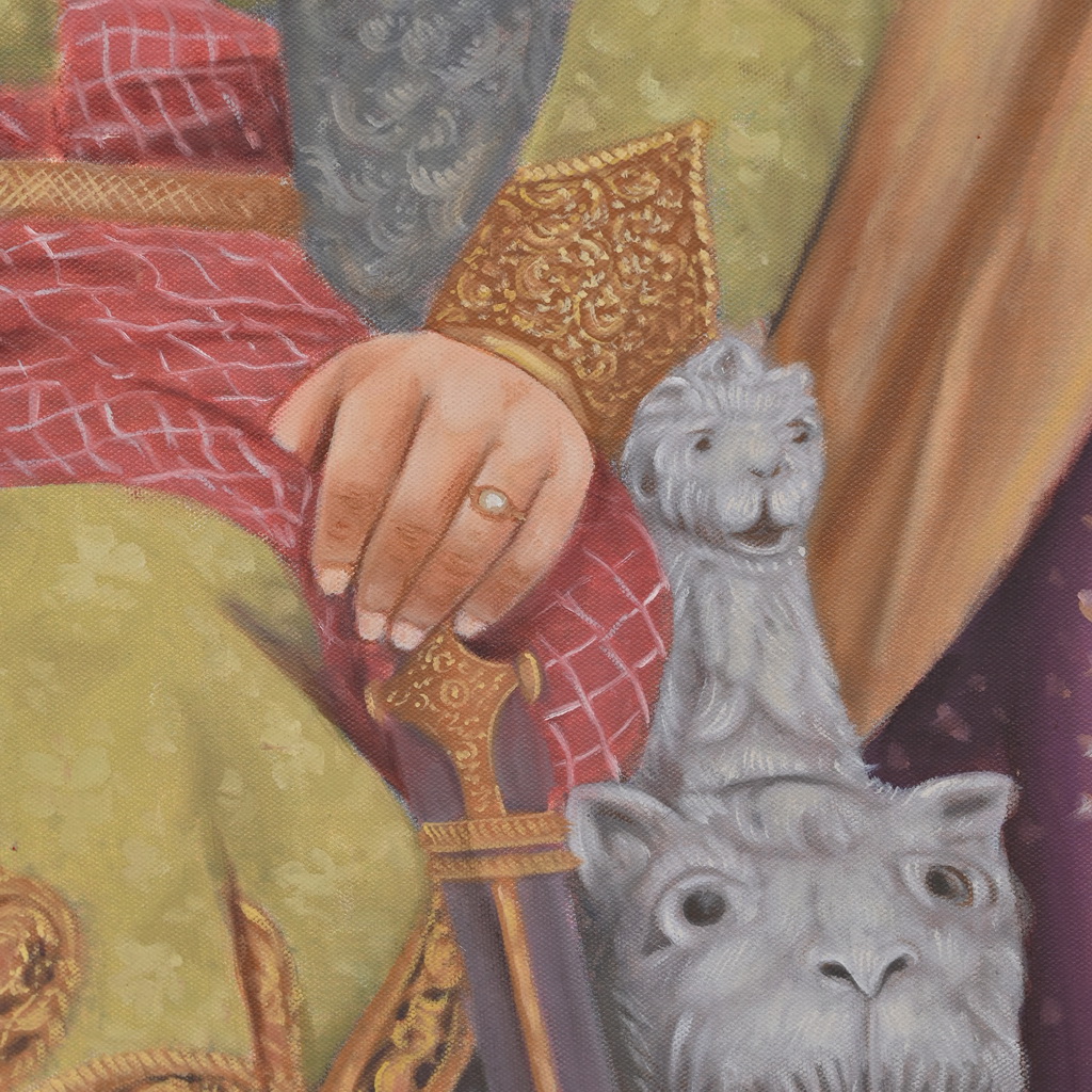 Vintage Indian king Painting