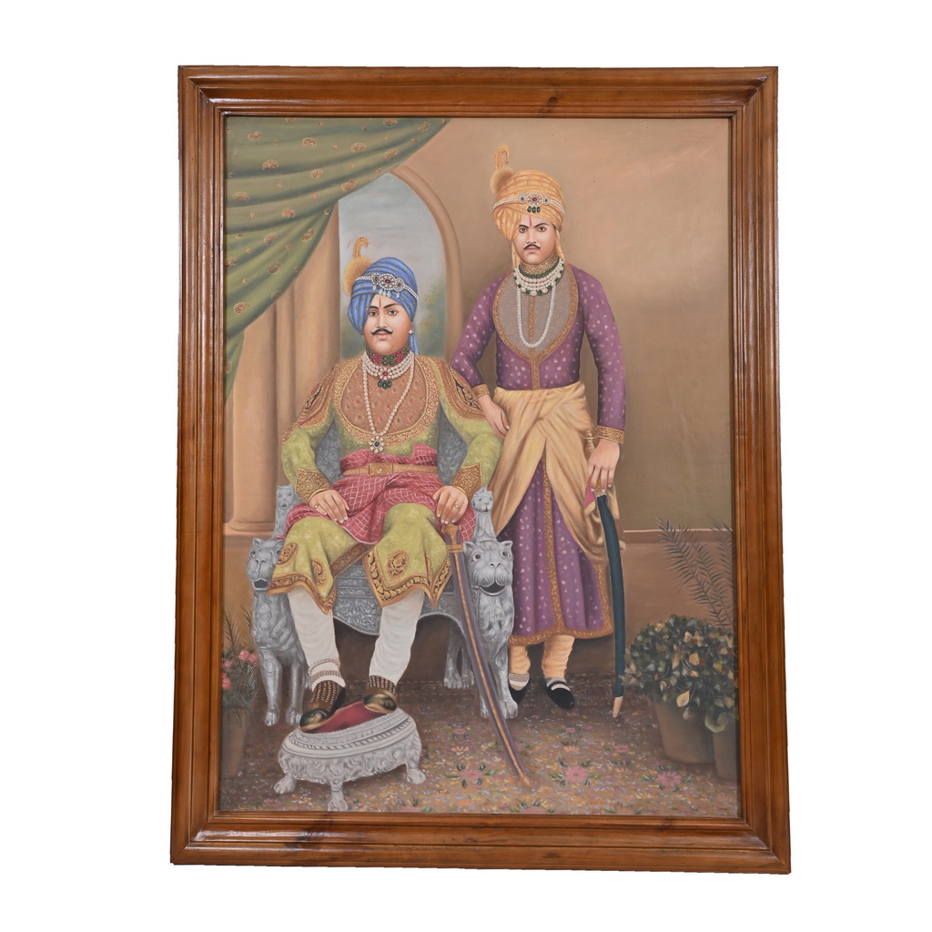 Vintage Indian king Painting