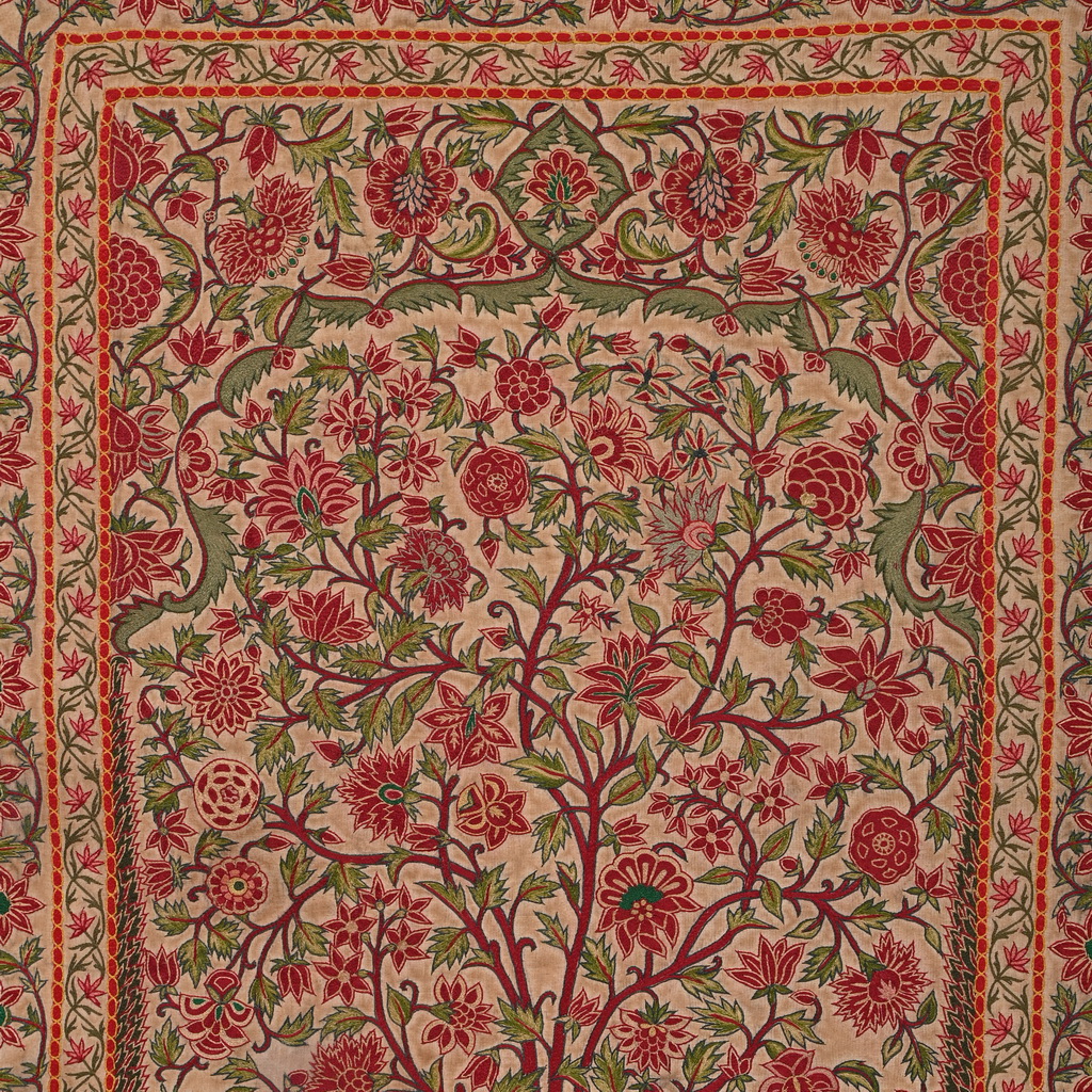 Embroidered wisdom tree