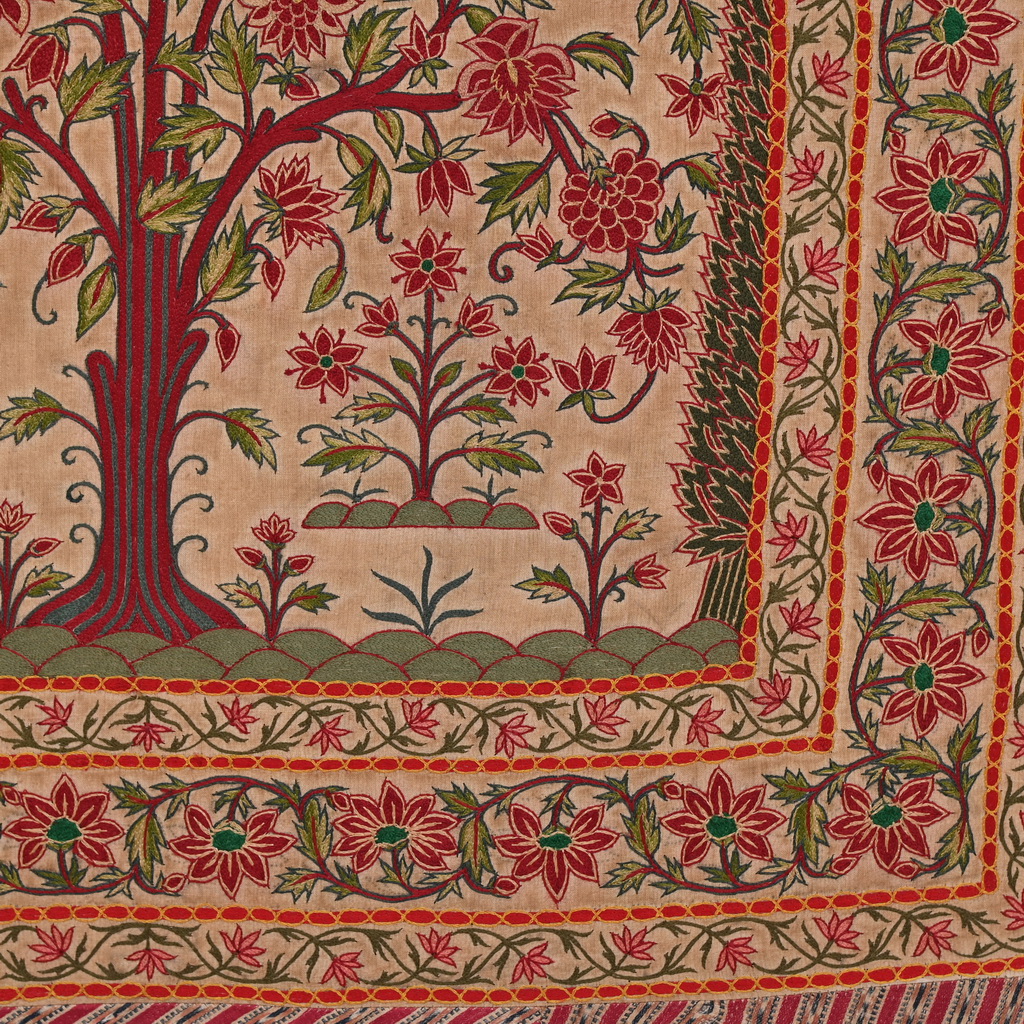 Embroidered wisdom tree