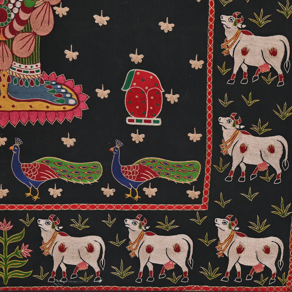 Embroidered shreenath pichwai