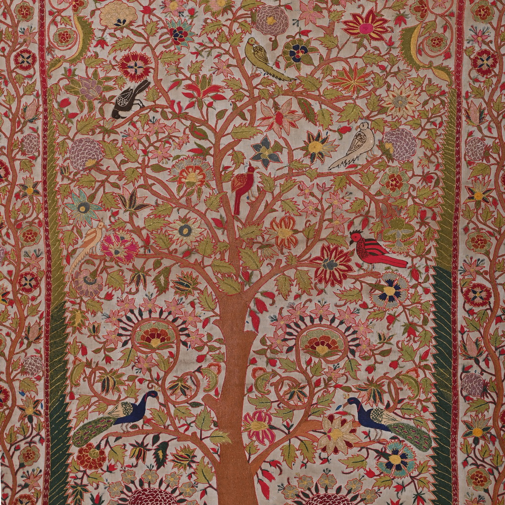 Embroidered wisdom tree