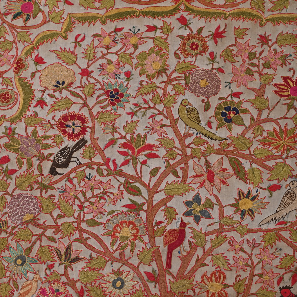 Embroidered wisdom tree