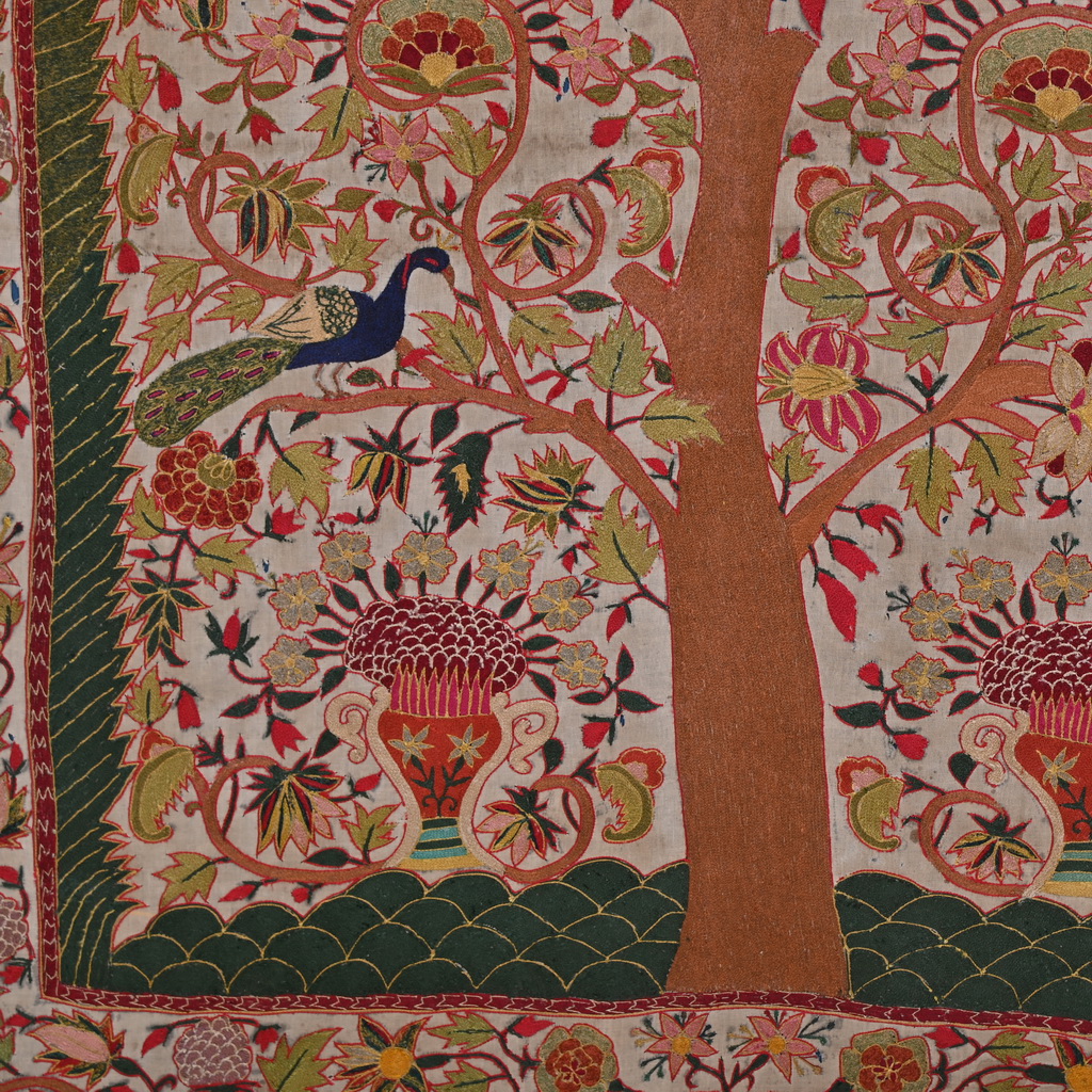 Embroidered wisdom tree