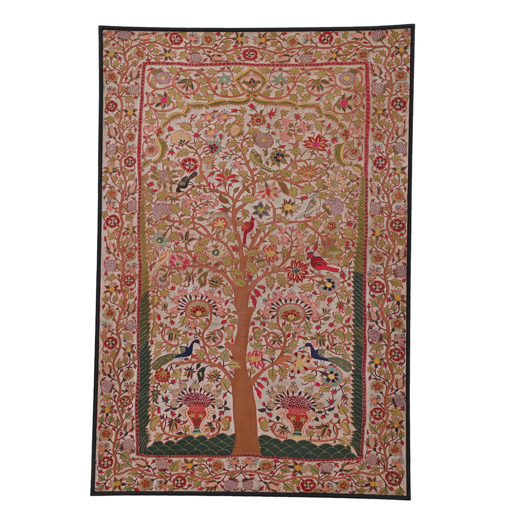 Embroidered wisdom tree