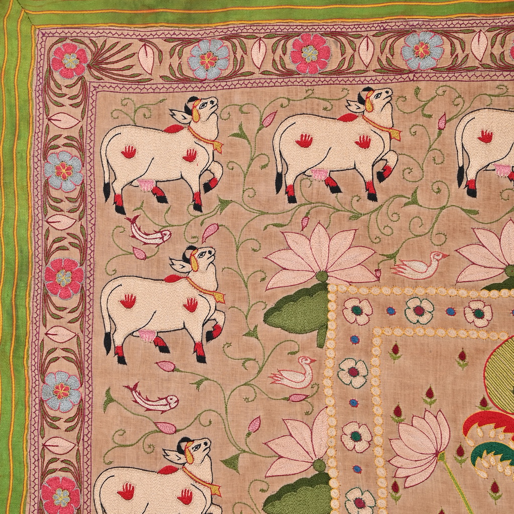 Embroidered shreenath pichwai