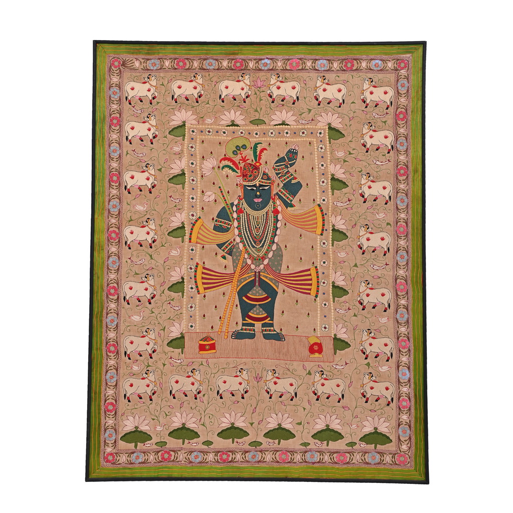Embroidered shreenath pichwai